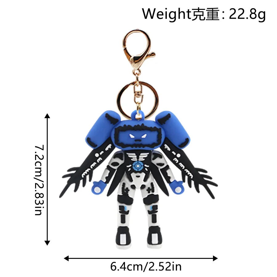 Skibidi Toilet Titan Speakman Keychain Cameraman Tv Man titan Clock Man Titan Drillman Backpack Decor Doll Pendant Decor Gifts