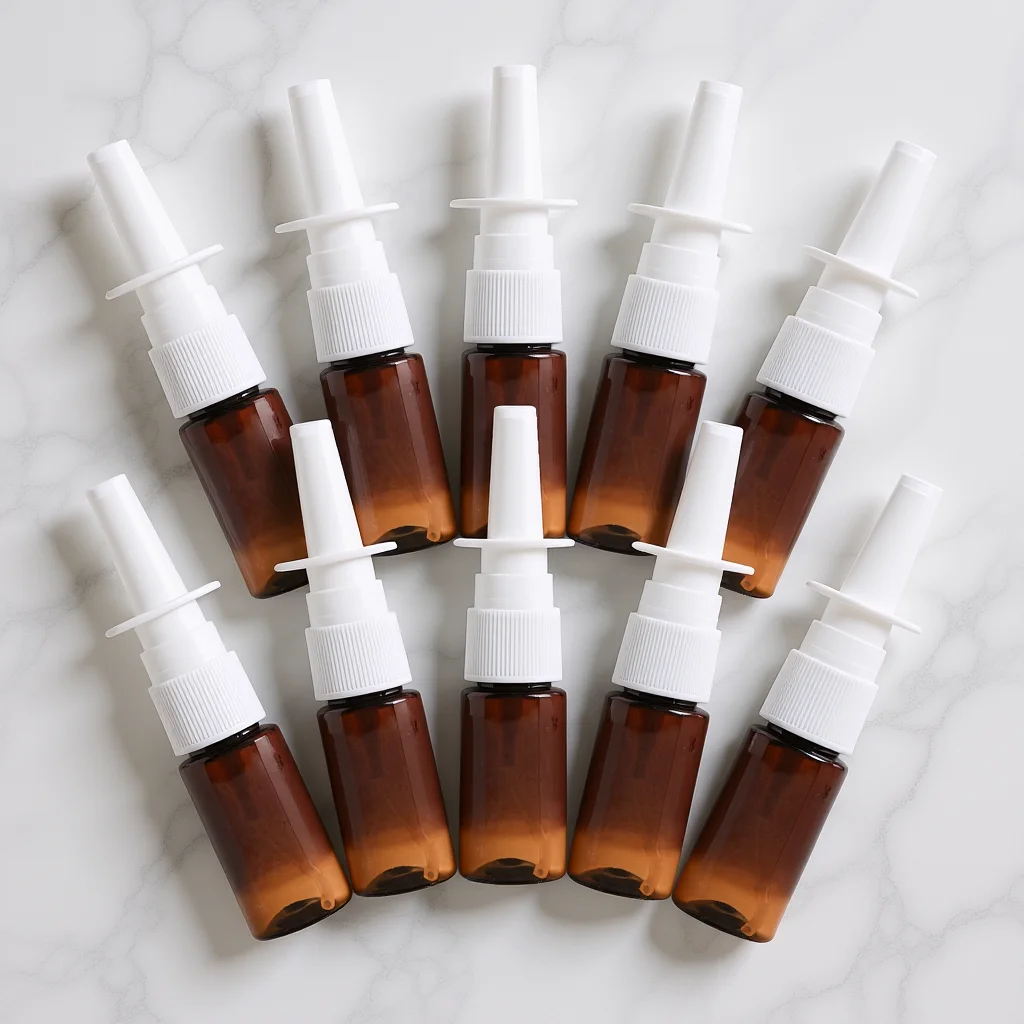 10 قطعة 10 مللي زجاجة رذاذ الأنف القابلة لإعادة الملء مانعة للتسرب موزع سائل محمول للسفر العطور ماكياج المياه الفرعية الحاويات #1