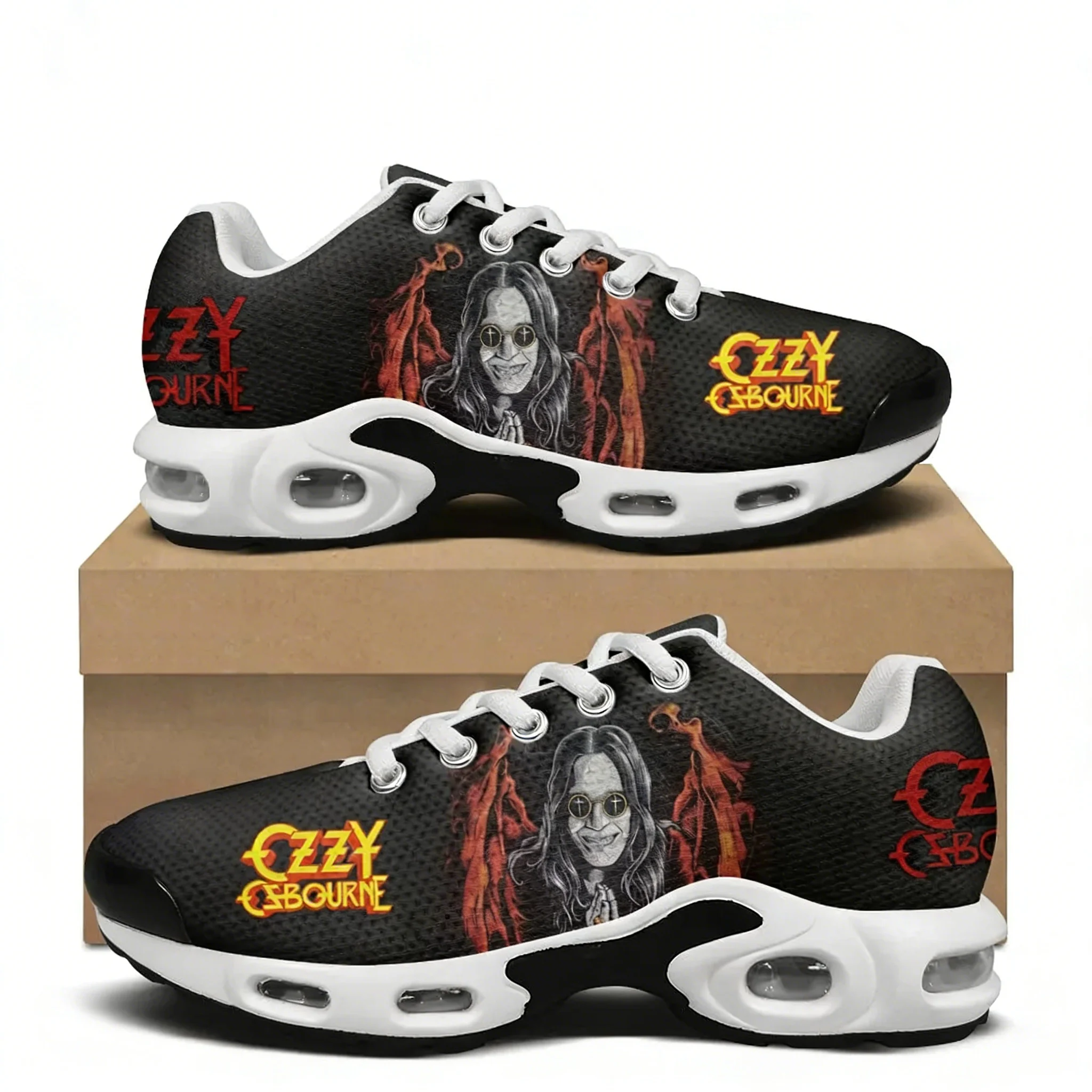 

Ozzy Osbourne Rock Singer Air Cushion Sneakers Mens Womens Sports Shoes Lightweight Hiking Mountain Climbing Custom Shoes