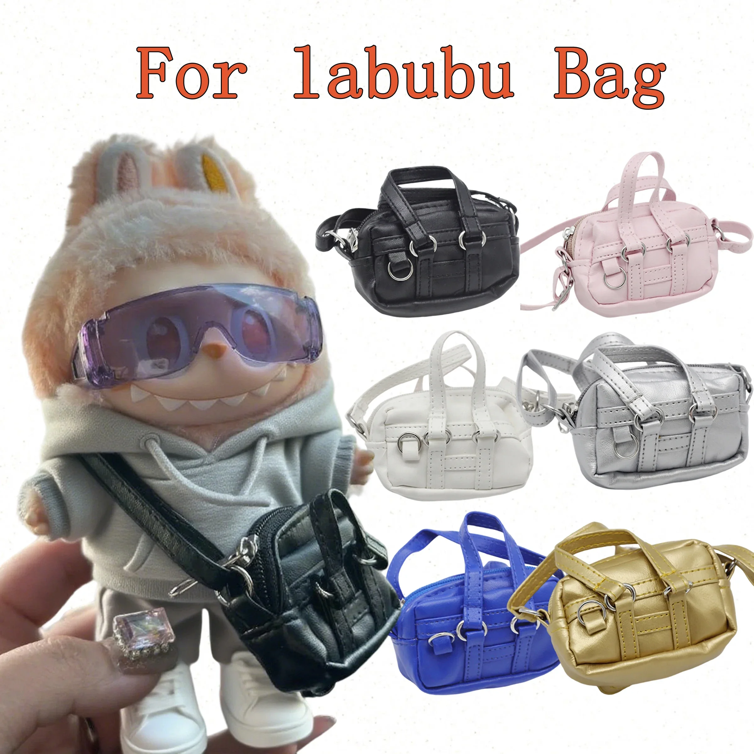 

Сумка-мессенджер для labubu V3 V2 V1 BJD 6-точечный кукольный рюкзак, кукольная сумка на плечо для аксессуаров для labubu