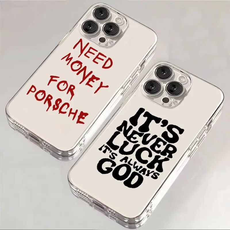 Phone Accessories Aesthetic - Pink Aesthetic English Letter Phone Case