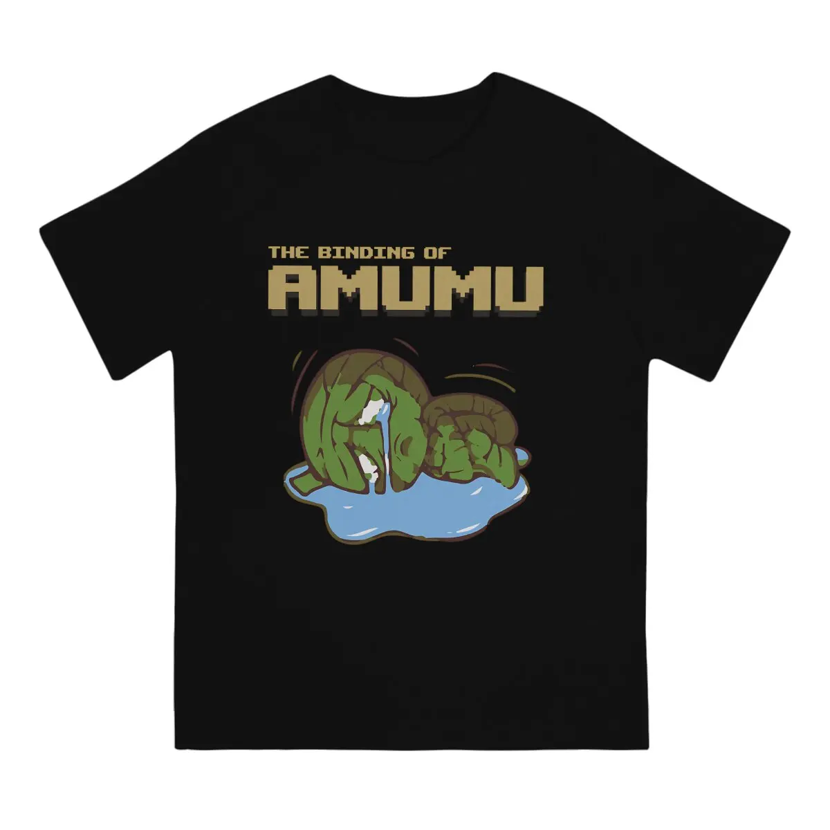 Amumu T-Shirts Men Arcane League Of Legends LOL Game Novelty Pure Cotton Tee Shirt O Neck Short Sleeve T Shirts Original Clothes