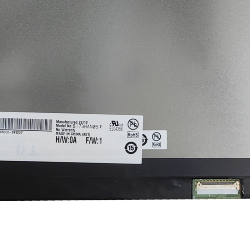 

B173HAN05.2 B173HAN05.4 17.3'' 360Hz IPS 1920*1080 EDP 40 Pins Laptop LCD Screen Panel Matrix
