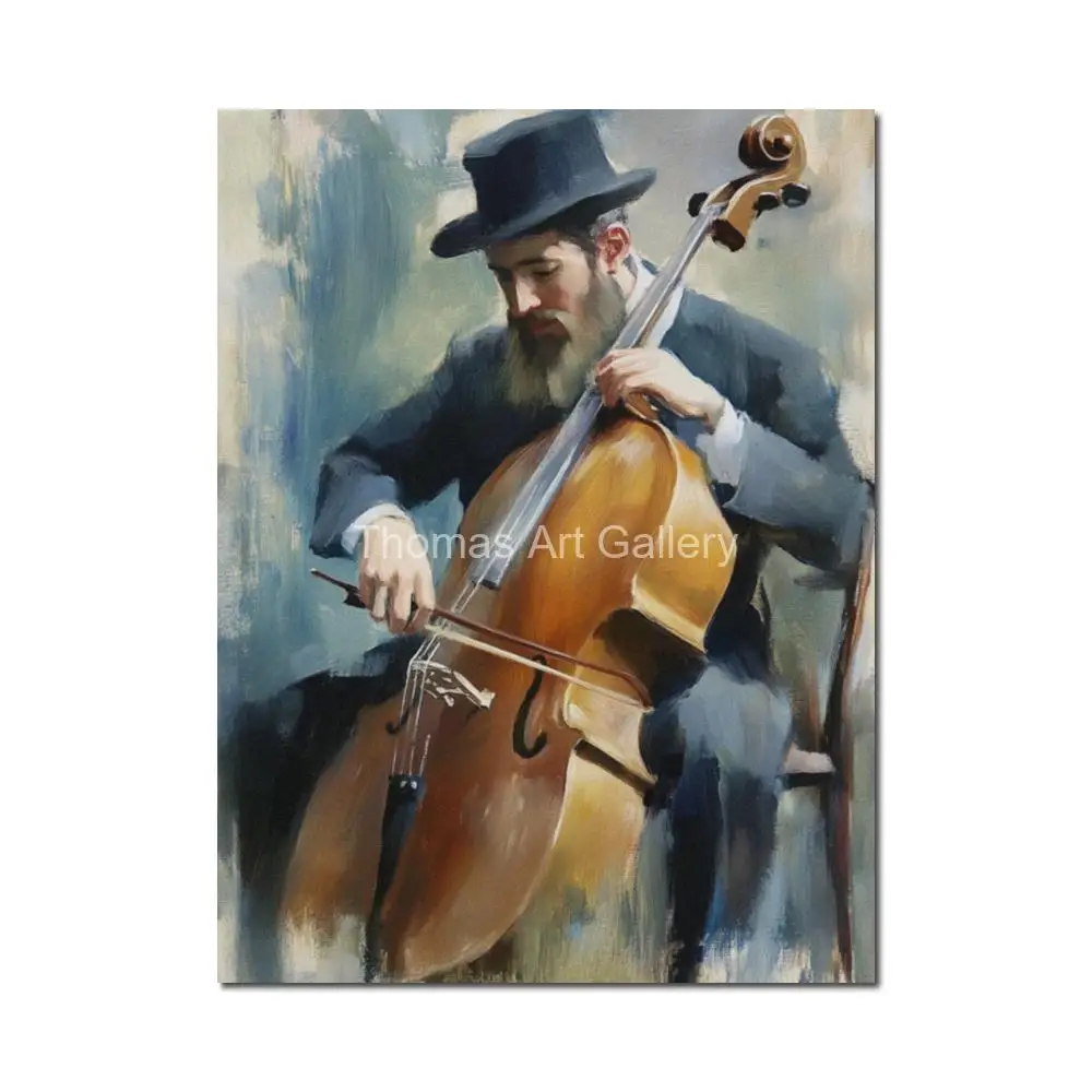 Judaica Art Canvas Prints Jewish Painting HD Posters Printing Music Jerusalem Picture for Family Room Modern Home Decor