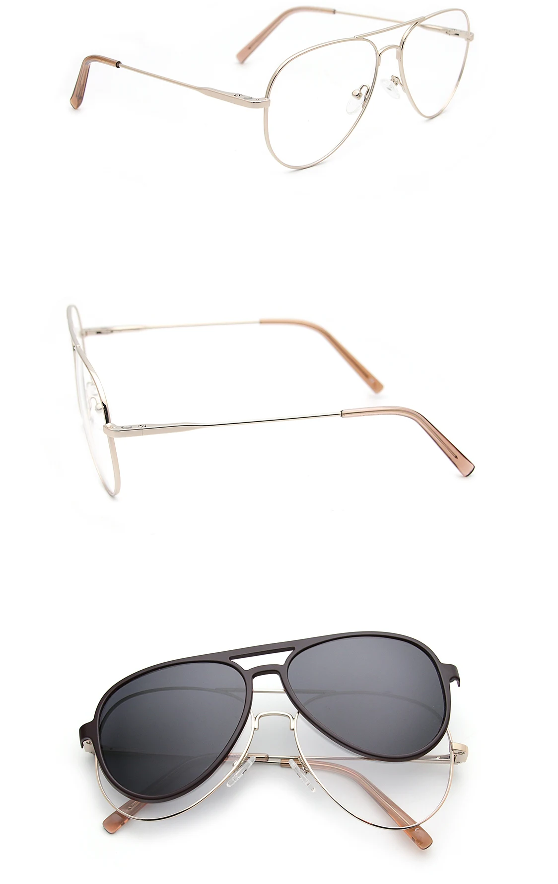 X207 Sonnenbrille für Herren, polarisierte Sonnenbrille, Reisebrille, klassische Pilotenbrille mit UV 400-Schutz – Detail 12