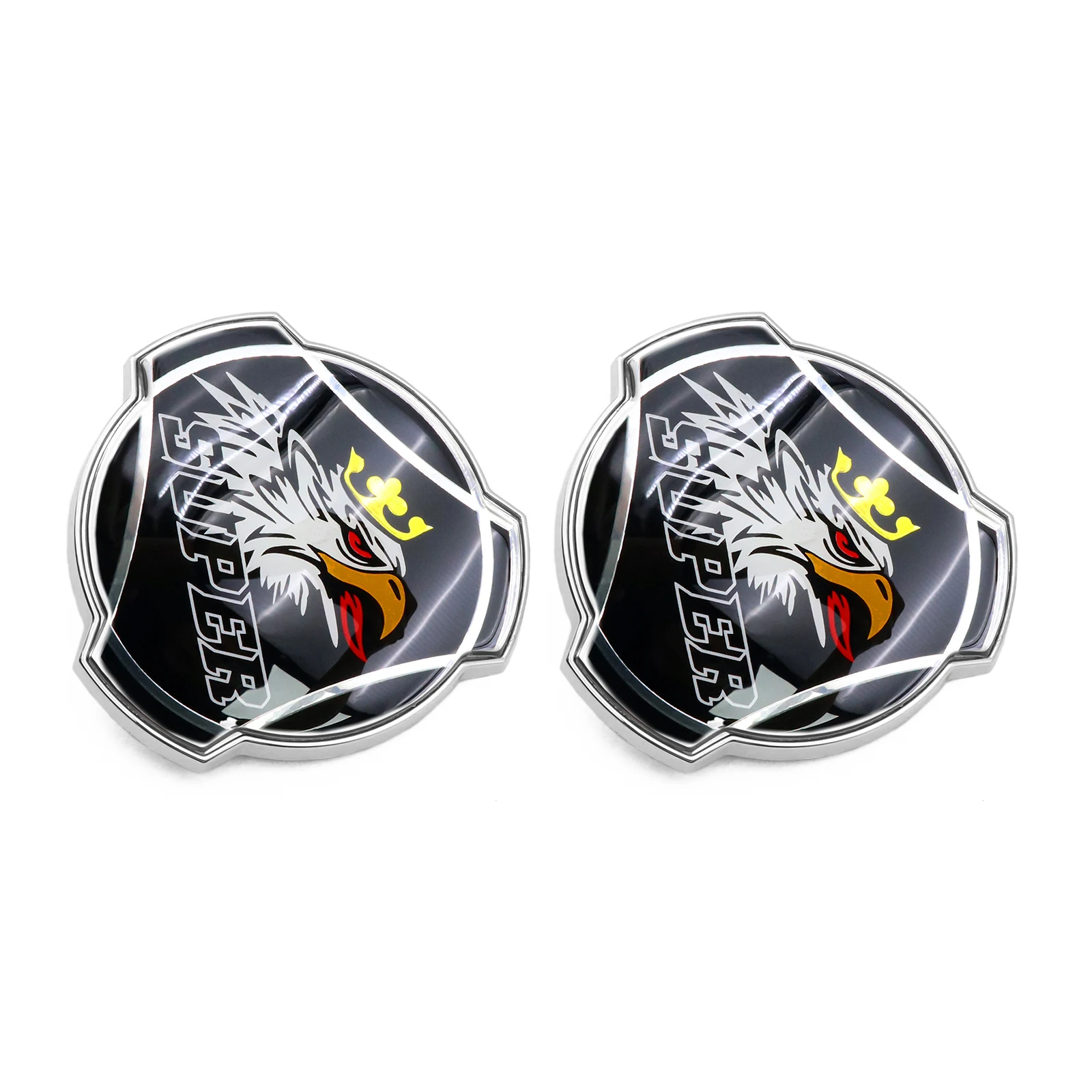 2PCS Custom Black With Silver V8 Griffin Logo For Scania Truck Car Front Grille Inserted Plastic Emblem Badge 1401610: Recensione e Valutazione