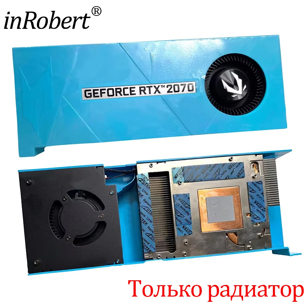 

N ​ ew оригинальный радиатор видеокарты RTX2070 для ZOTAC Acer RTX 2070 8 ГБ сменный вентилятор видеокарты радиатор графического процессора