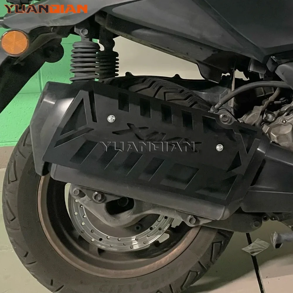 

Motorcycle Accessories Exhaust Muffler Guard Protector Scald Proof Lid Exhaust Cover For YAMAHA XMAX 300 X-MAX 250 300 2017-2024