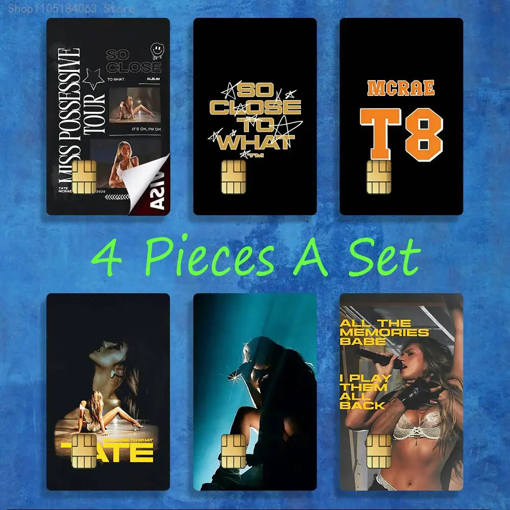 T-Tate قريب جدًا لماذا ملصقات M-McRae لخصم الائتمان وبطاقة شحن البنك والحافلة المترو ملصق مضاد للمياه ديكور مائي #1