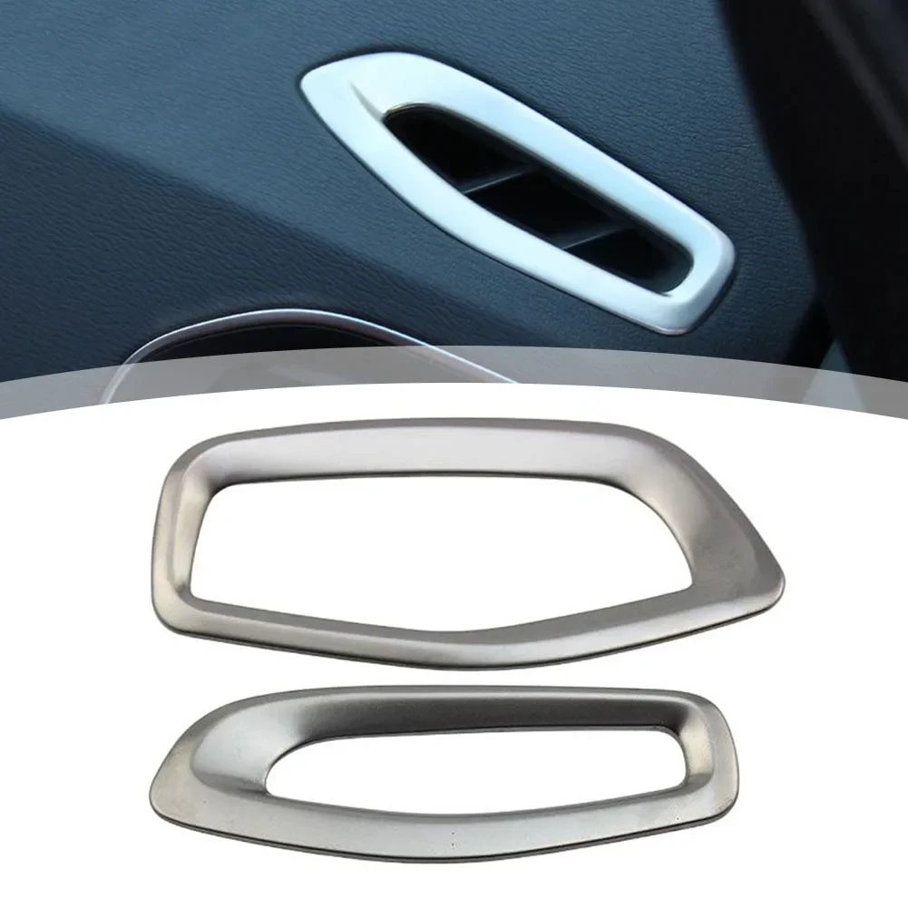 

2PC Car Air Conditioning Vent Outlet Frame Sticker Interior Trim Air Vent Frame Strips For Volvo For S60 S60l For XC60 2012-2017