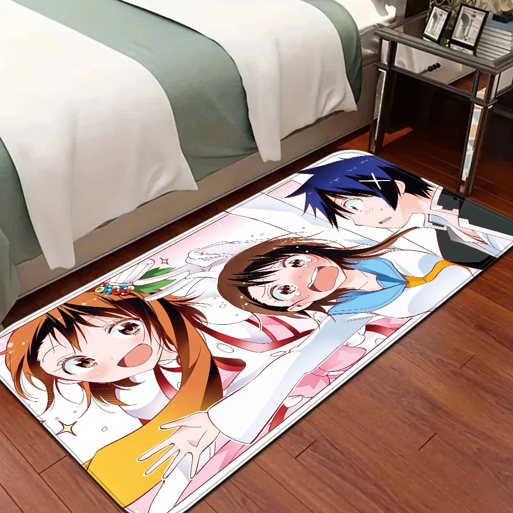 Nisekoi Floor Mat Non-Slip Laundry Room Mat Laundry Decor Balcony Child Living Room Household Carpets