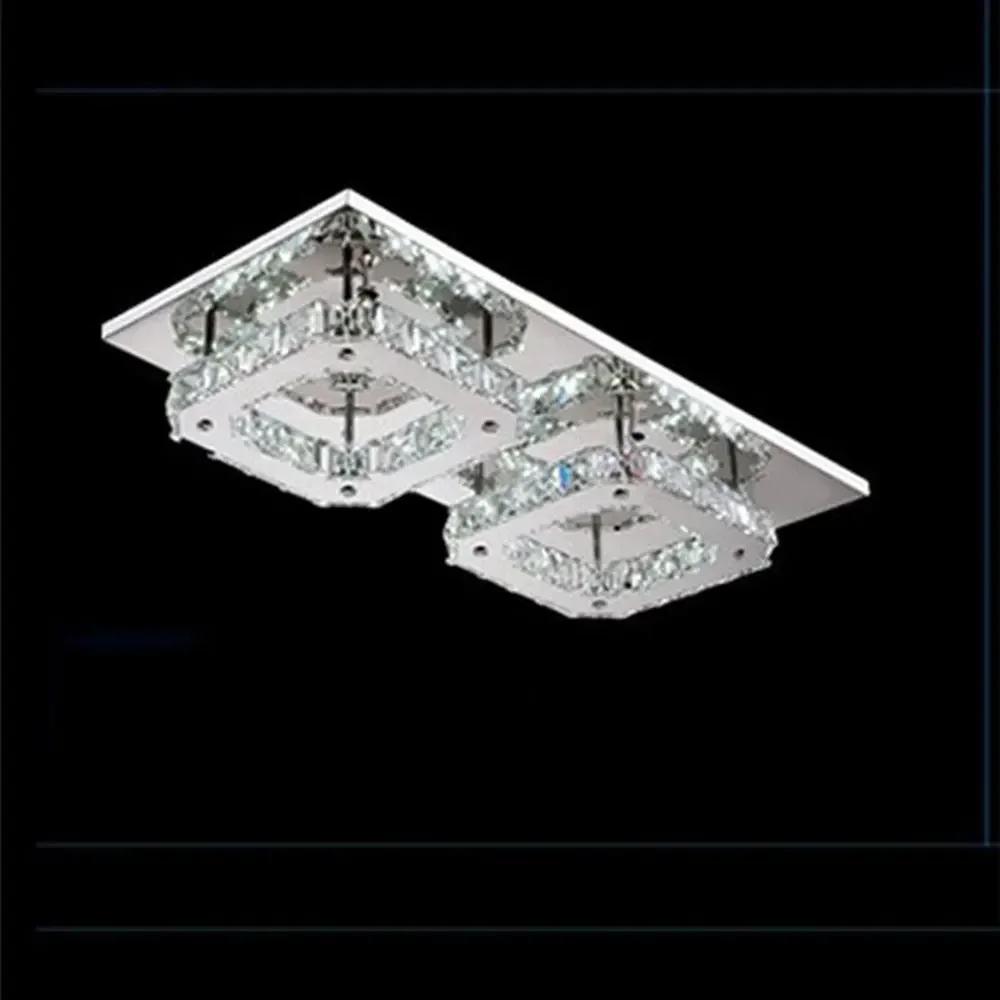 

24W Led chandelier Lights modern Crystal lustres Luminaria lamparas de techo Fixture For Home Lighting LED ceiling lampe