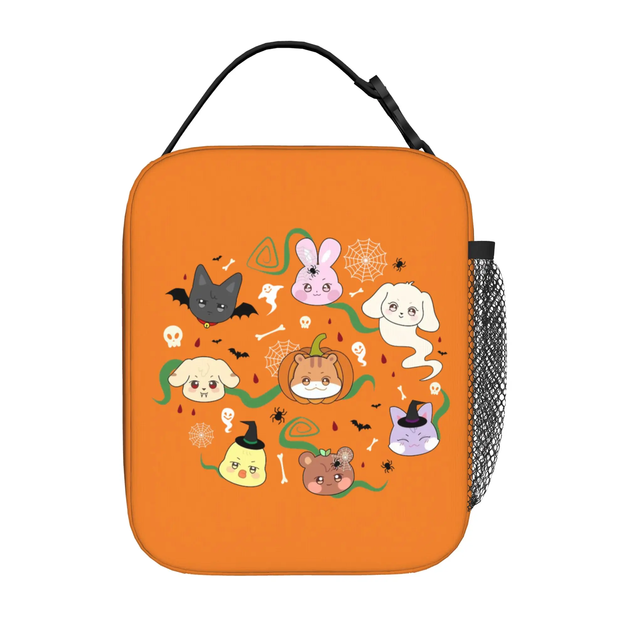 Kpop Boy Group A-Ateez Thermal Insulated Lunch Bag for Travel  Reusable Bento Box Cooler Thermal Lunch Boxes