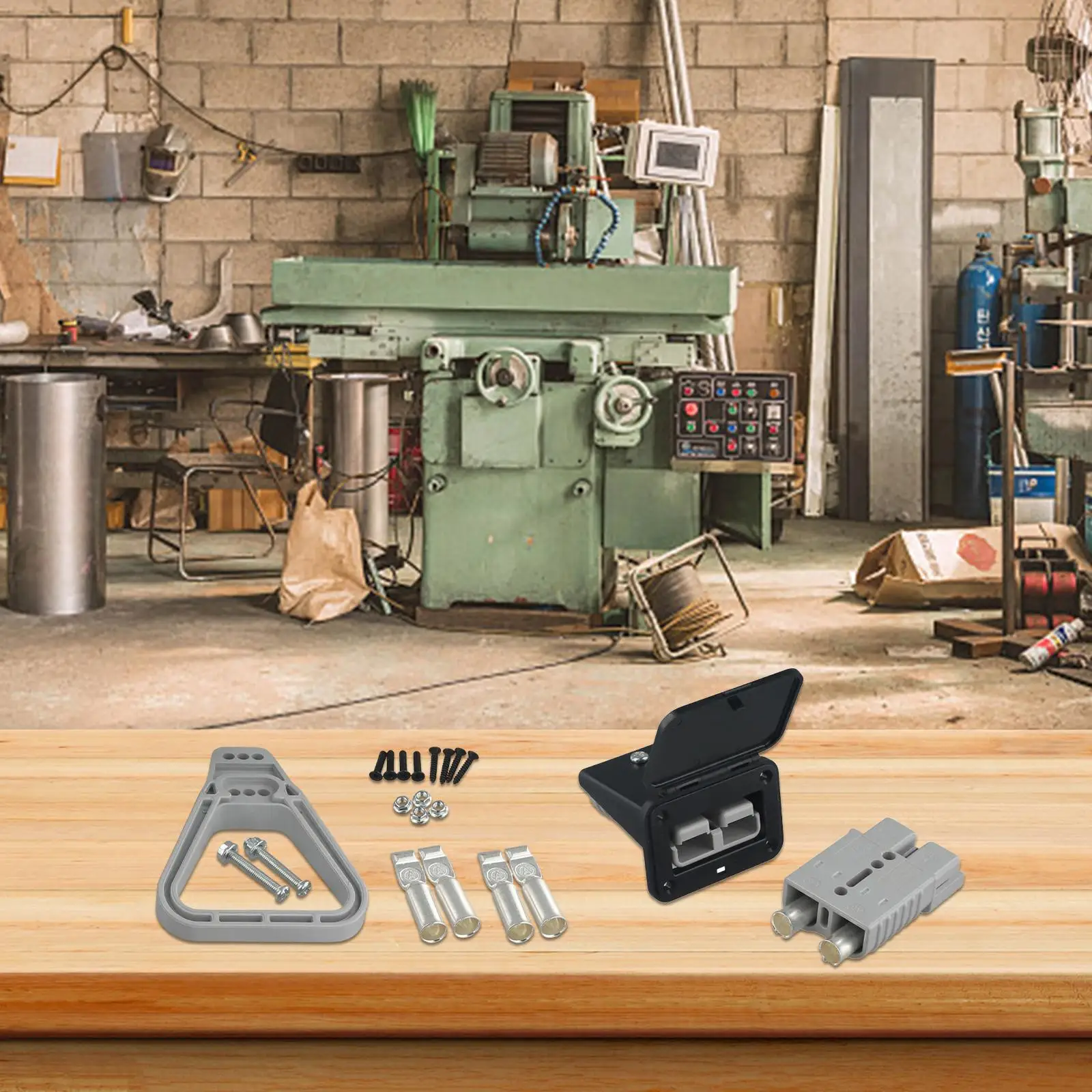 175A UL94 V0 Flame-Retardant Connector Bracket with Cover Handle and Hardware for 20C to 105C Operational Range