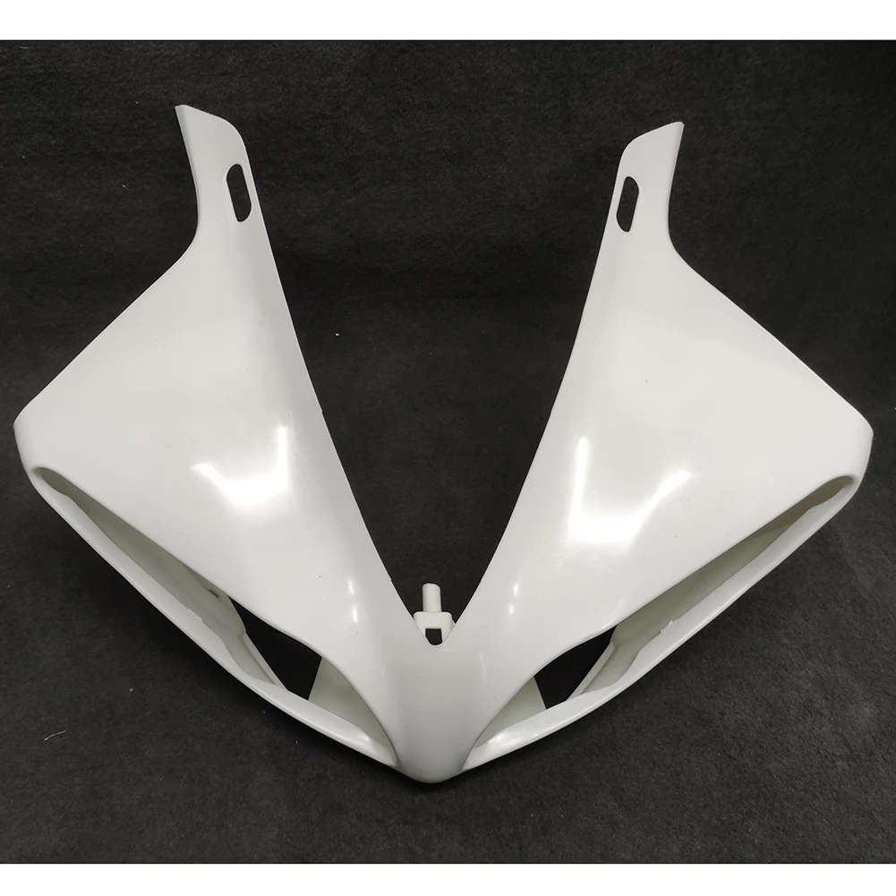 Nuovo non verniciato bianco anteriore superiore carenatura del naso stampaggio ad iniezione per Yamaha YZF R1 2009 2010 2011 2012 09-12