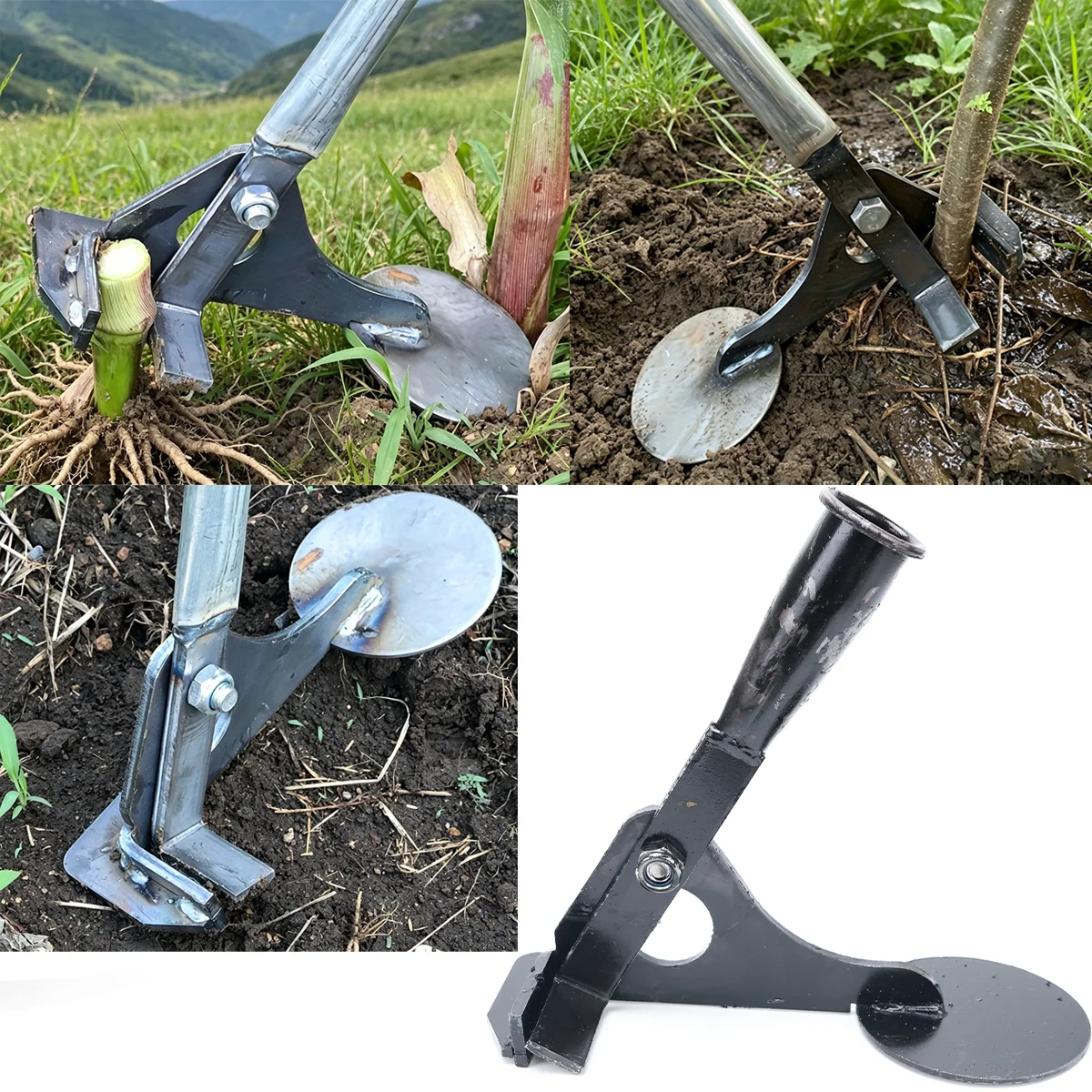 Multi-functional Manual Root Puller, Stalk Removal Tool, Suitable for Corn, Cotton, Eggplant, Clearing Tree Stumps and Weeds.