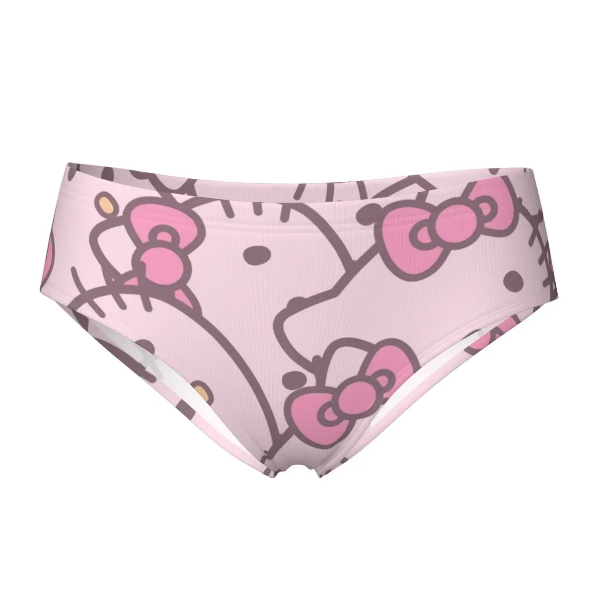 

Women Hello Kitty Face Briefs Panties Soft Underwear Kawaii Cartoon Female Novelty Underpants