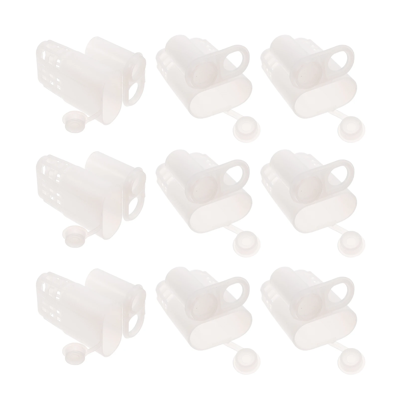 

10pcs Cage Durable Plastic Beekeeping Tool Safe Transport Box Breeding Cages For Beekeepers