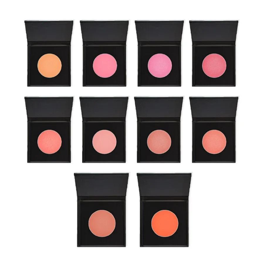 Private Label 10colors Blush Powder Waterproof Long Lasting Easy To Apply Smooth Fine Matte Peach Pink Blusher Makeup Bulk