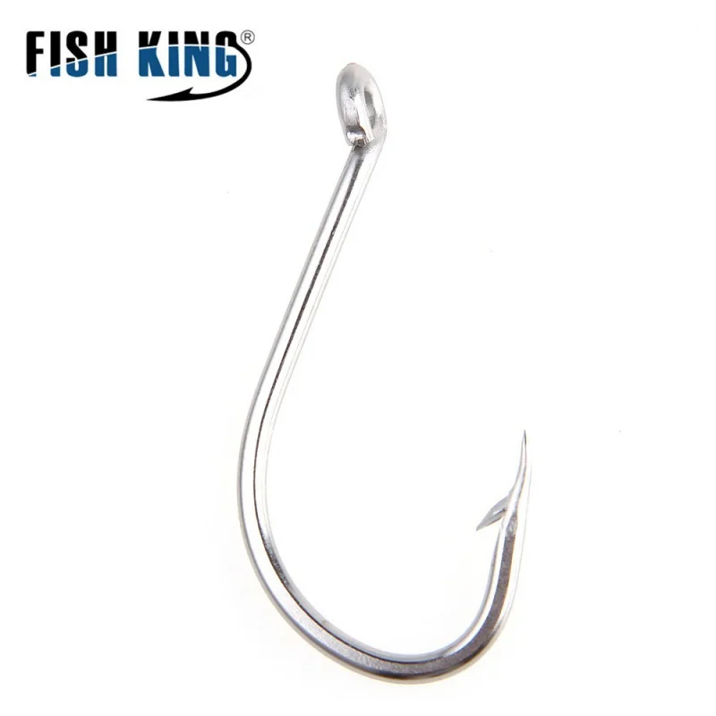 

Long Handle Pipe Anti-Rust High Carbon Stainless Steel Fishhook Sea Fishing Hook with Hole Hook