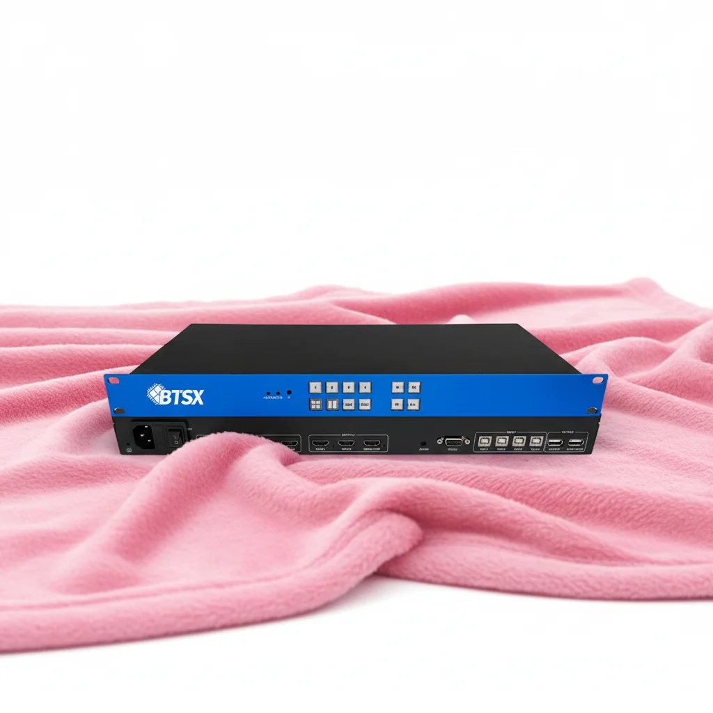 Bitvisus Professional 4K Multer HDMI KVM Switcher 4x3 for Security Monitoring & Multimedia Teaching
