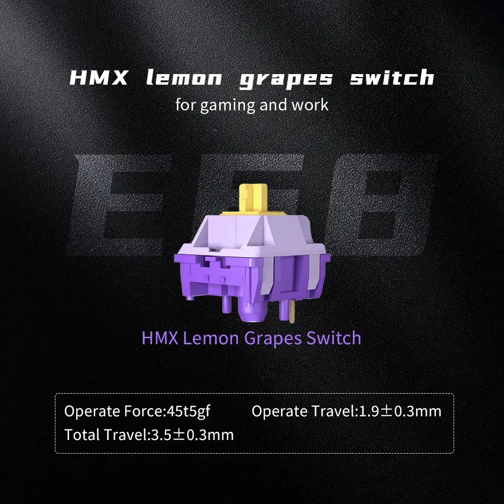 FURYCUBE E68 Mechanical Keyboard 3-Mode Wireless Bluetooth RGB Hot-swap Gasket Customized CNC Aluminum Lump PC Game Accessories