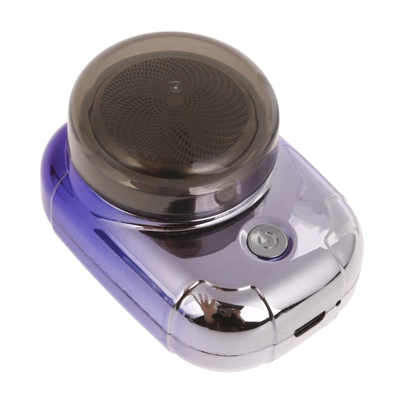 Barbeador elétrico portátil mini lâminas elétricas para homens rosto molhado barba barbeadores transporte da gota