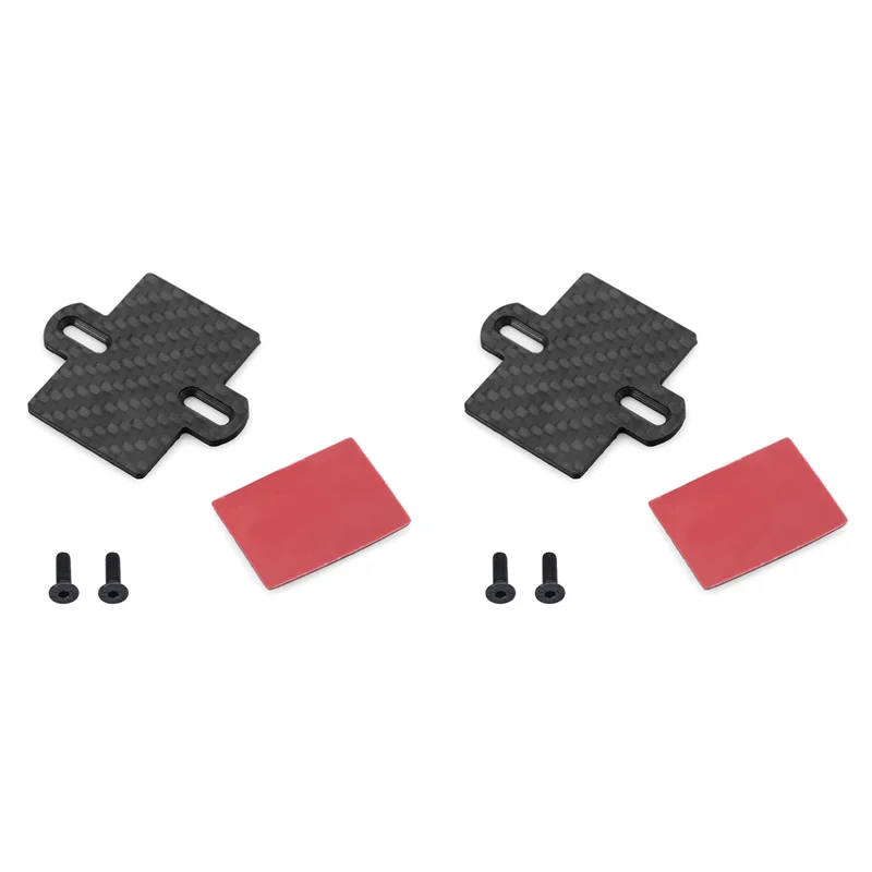 DELAM-2X ألياف الكربون ESC جبل لوحة ل Traxxas سلاش 4X4 2WD 1/10 دورة قصيرة شاحنة ترقية أجزاء الملحقات #1