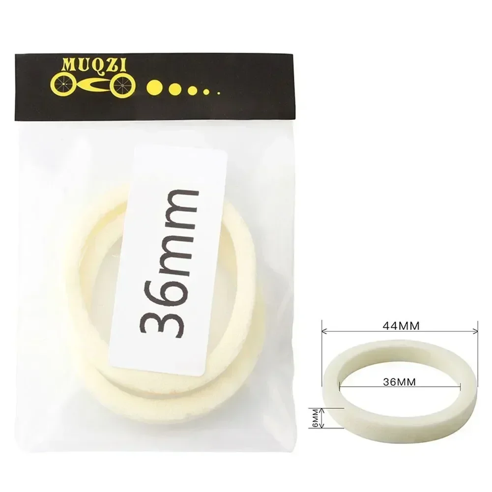 30mm/32mm/34mm/35mm/36mm/38mm/40mm    Package Includes:    2 X Fork Sponge Foam Rings Oil Seal    Note:    1. The Real Color Of