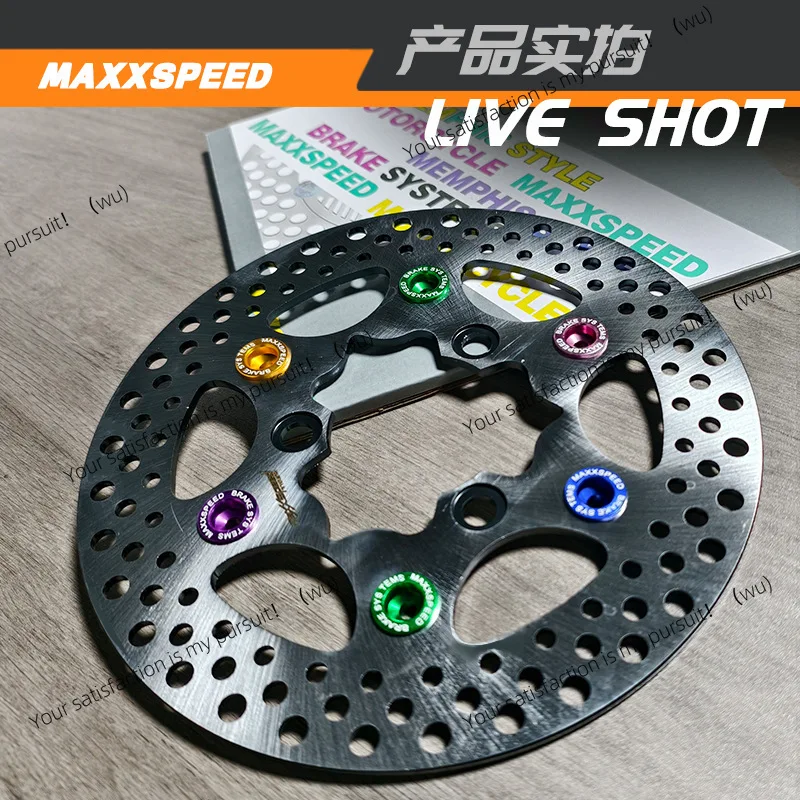 

New electric vehicle motorcycle 220mm modified brake disc Memphis large hole 220 diameter 7.0 hole spacing brake disc