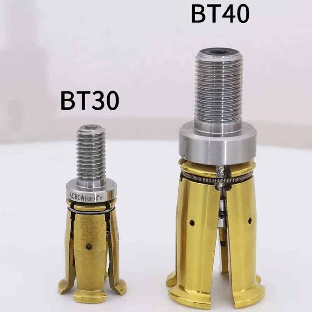 CNC Spannwerkzeughalter Vierklauen-Spannzange Spindelgreifer BT30/40/50-45 ° HSK32/40/50/63 ISO25 Bearbeitungszubehör Drehmaschinen-Spannzange – Detail 8