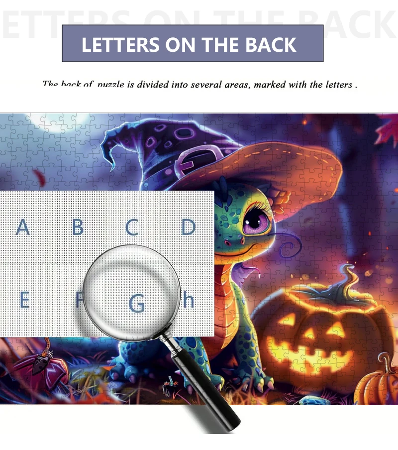 70*50Cm Halloween Serie Puzzel Volwassen Puzzel 1000 Stukjes Papier Moeilijkheidsgraad Legpuzzels Halloween Dinosaurus Home Wall Decro