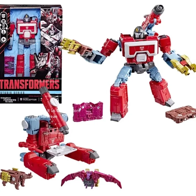 Em estoque hasbro transformadores estúdio série mtmte coleção autobot perceptor 11.5cm classe deluxe anime figura de ação modelo brinquedos