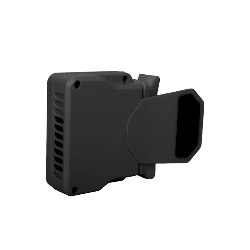 AA60-Nintendo SWITCH 2 콘솔 배기 라디에이터 팬(온도 모니터 포함) 급속 냉각 및 강한 바람 성능 검정색