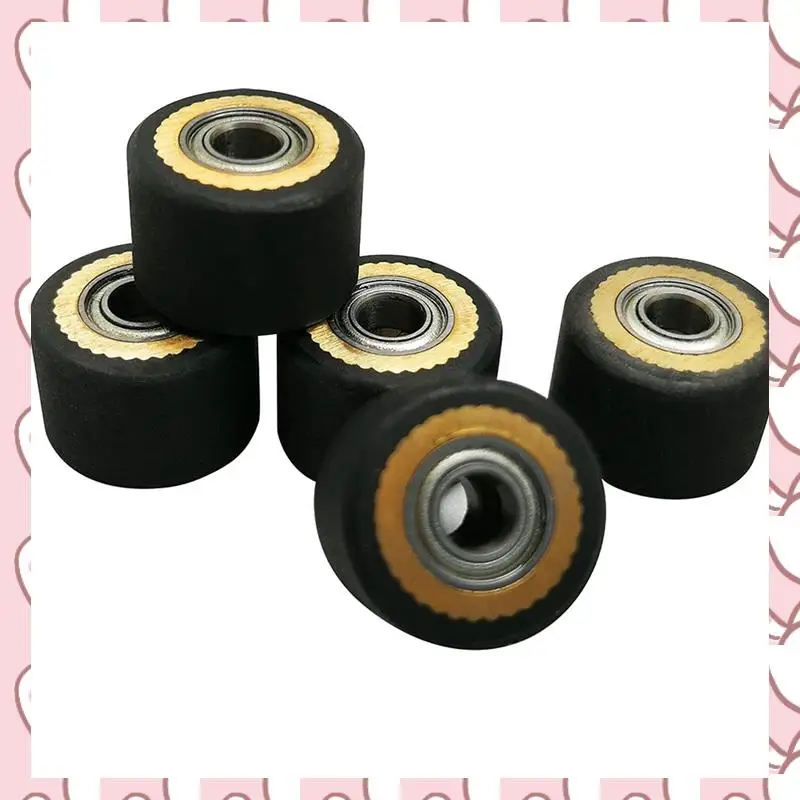 HHTL 5Pcs HQ Pinch Roller 4X11x16mm Plotter Cutter Roller For GCC Rabit Pcut Mimaki Graphtec Iolion Cutter Plotter