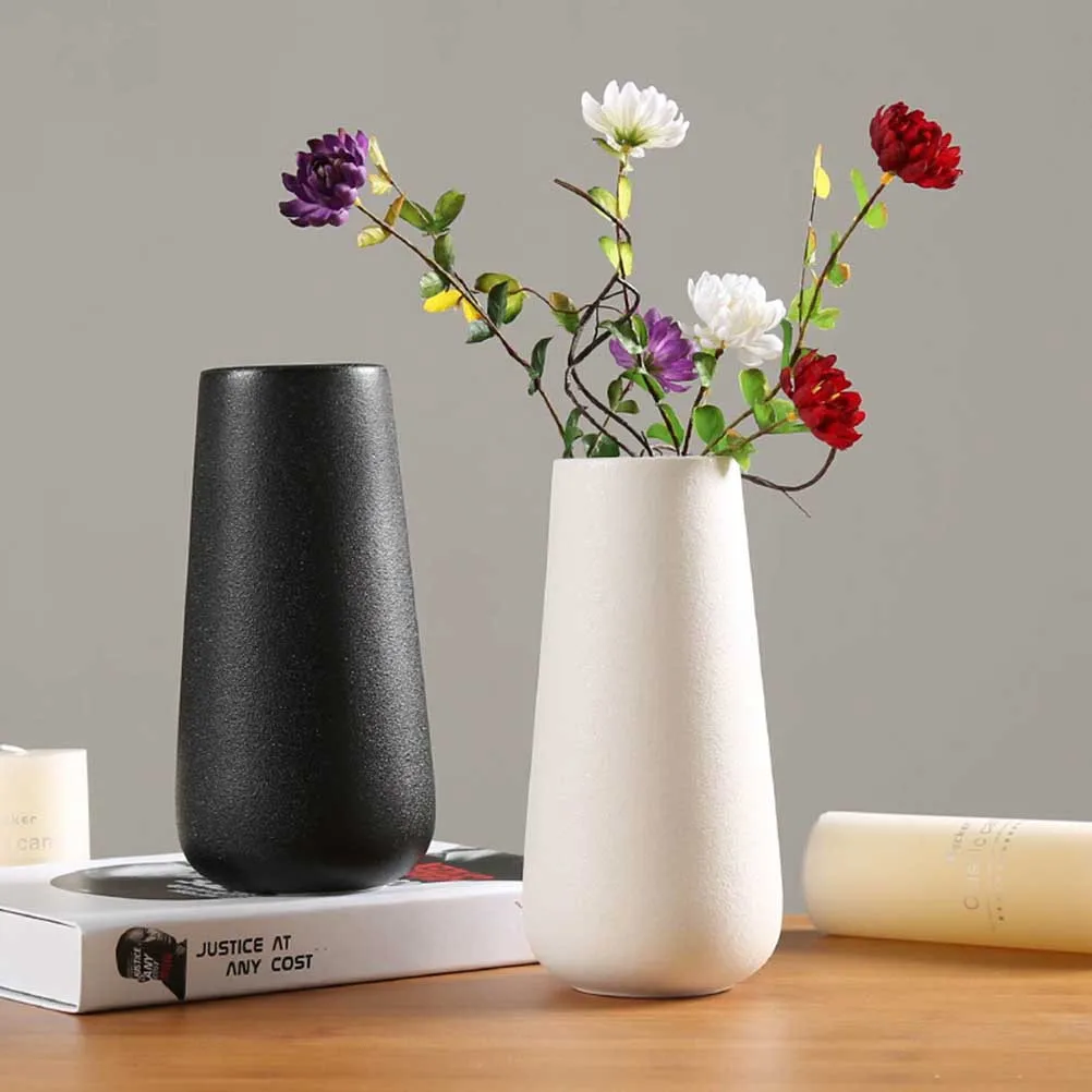 

Ceramic Flower Vase White Simple Large Creative Vase for Home Decoration Wedding Events Aromatherapy Meditation