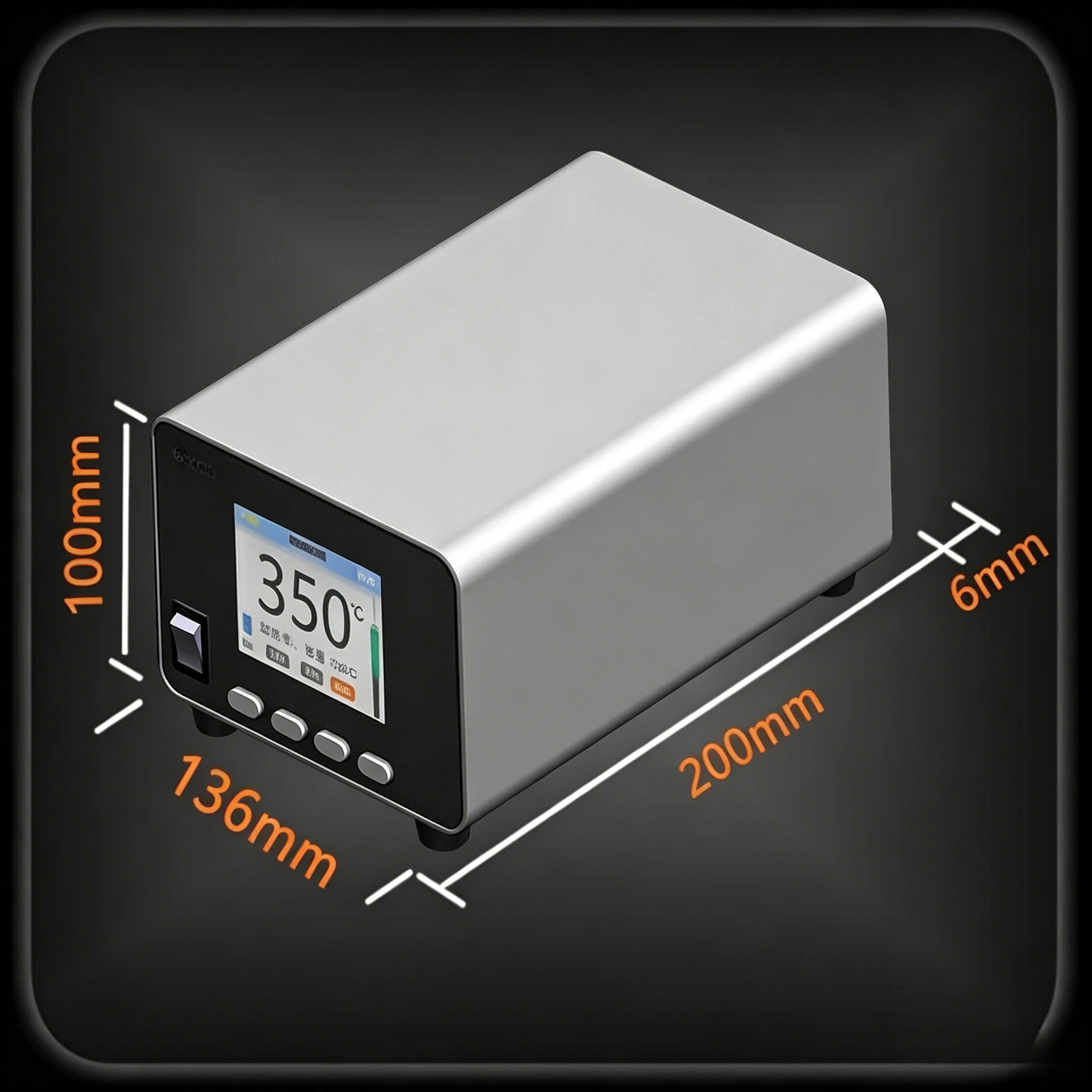 GEEBOON HA310 350W High Power Linear Transformer Constant Temperature Soldering Station Dual Voltage with C470 Soldering Tip