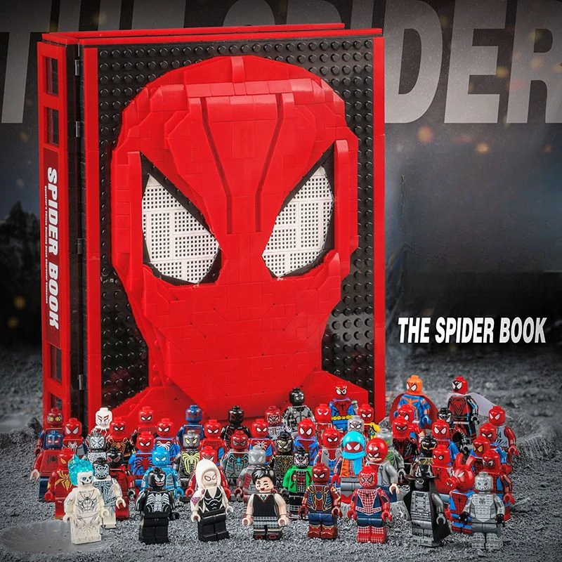 New Marvel The Avengers Spiderman Anime movies Creative complete set of character manuals for boys’ good-looking birthday gifts