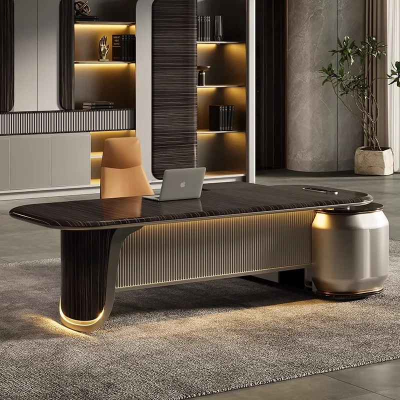 Stylish and simple modern MFC executive desk convertible president manager desk