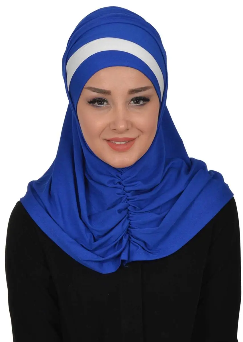 Conjunto de bufanda de hueso de doble color