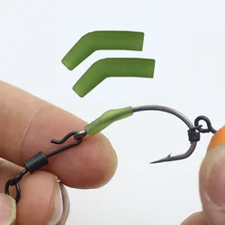 30pcs Carp fishing Accessories D Rig kickers hooks line aligners sleeve anti tangle sleeve for hair ronnie rigs end tackle