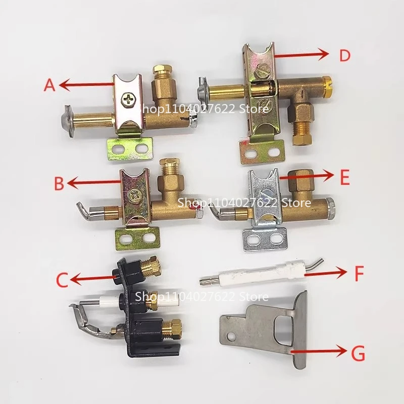 For Yufubao Jiast pot stove, open flame ignition bracket, tinder cap, ignition needle, three-pronged and two-pronged tinder head