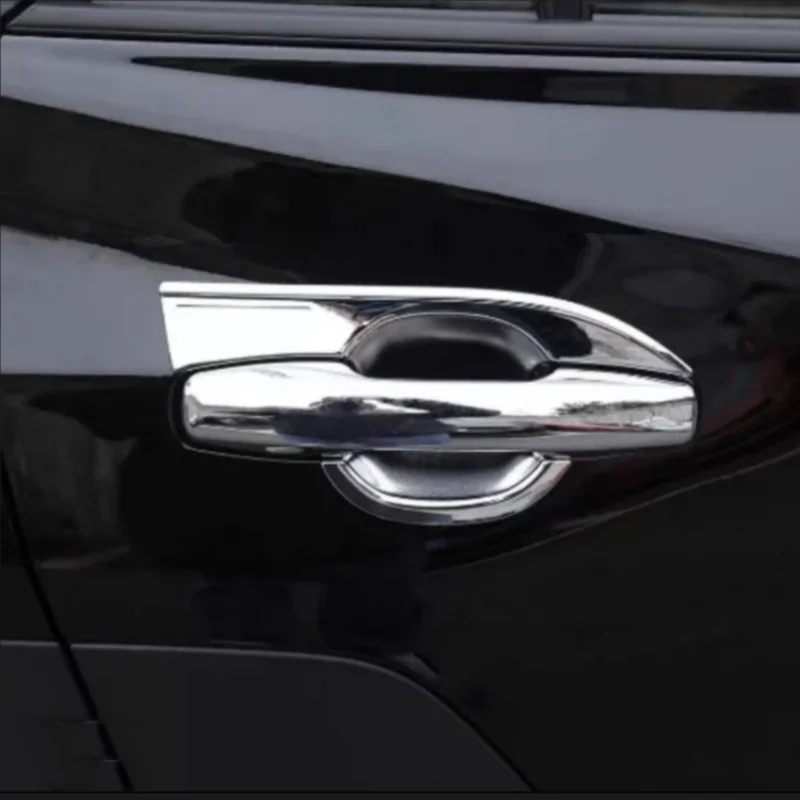 

For Toyota RAV4 2026-2027 ABS Carbon Fiber black Car intelligence Door Handle Bowl Cover Exterior