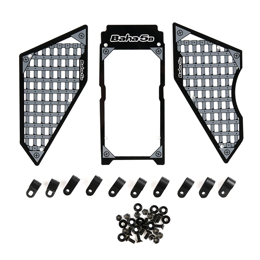 Ventana de coche a prueba de explosiones 5B (Material de PC), apta para 1/5 HPI ROVAN BAHA ROFUN KM GTB TS BAJA 5B