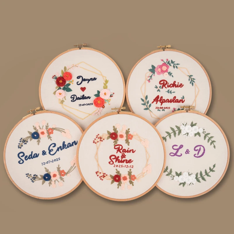

Beginner Embroidery Kit Self-Embroidery Material Package Embroidery Pattern Fabric Art Pendant Gift Handmade Diy Embroidery