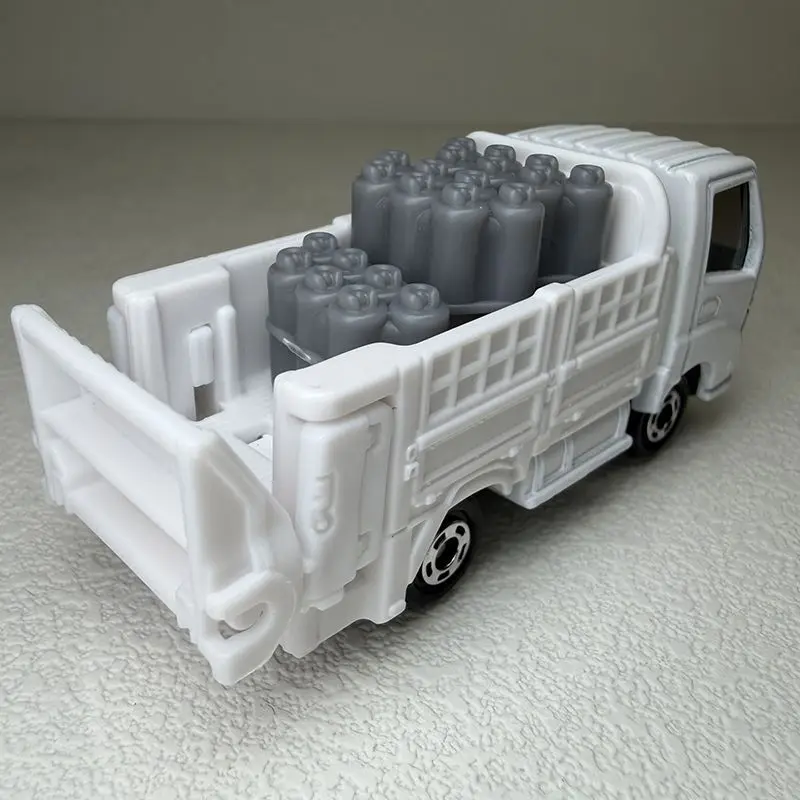 Takara Tomy Tomica No.80 Propane Delivery Truck Alloy Diecast Model Realistic Replica Vehicle Hobby Collection Display