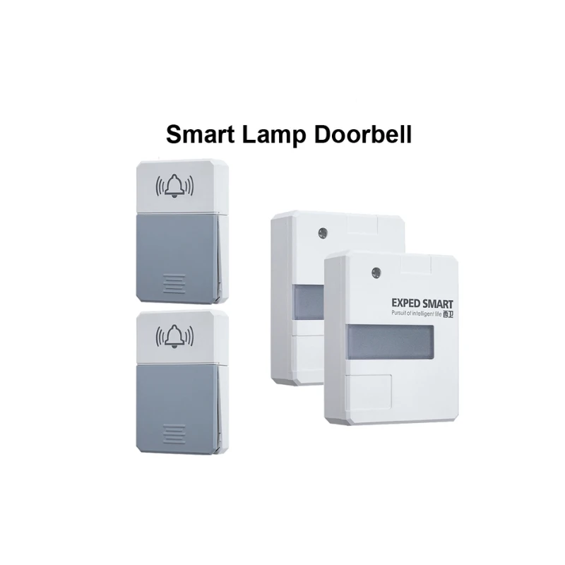 New Arrival Home Security Wireless Doorbell Smart Lamp Door Bell no need battery Doorbell for the deaf