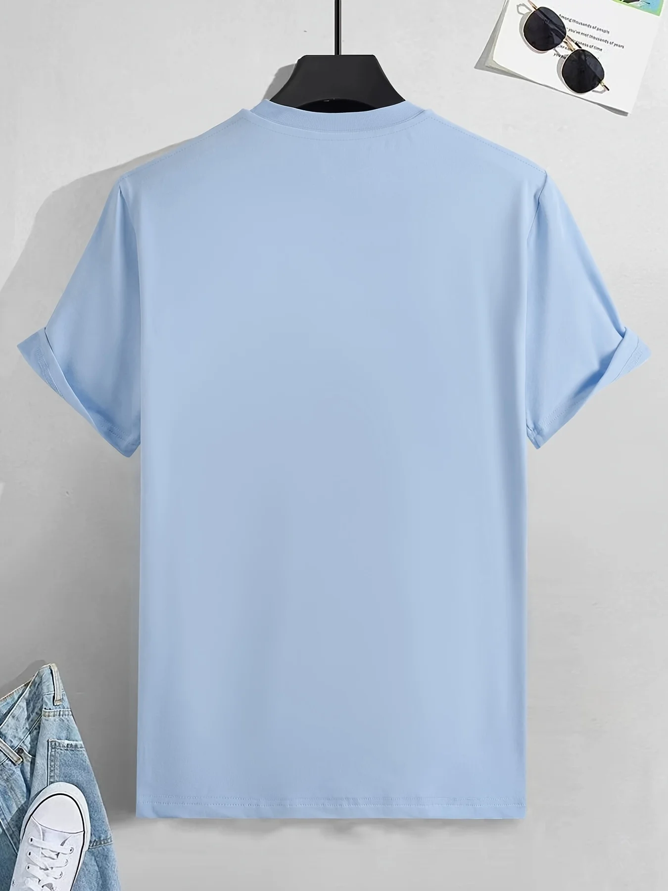 Men\'s Summer Loose Fit  100 Cotton be Kind Print T-shirt Tops O-neck Pactwork Casual T shirts for Men New