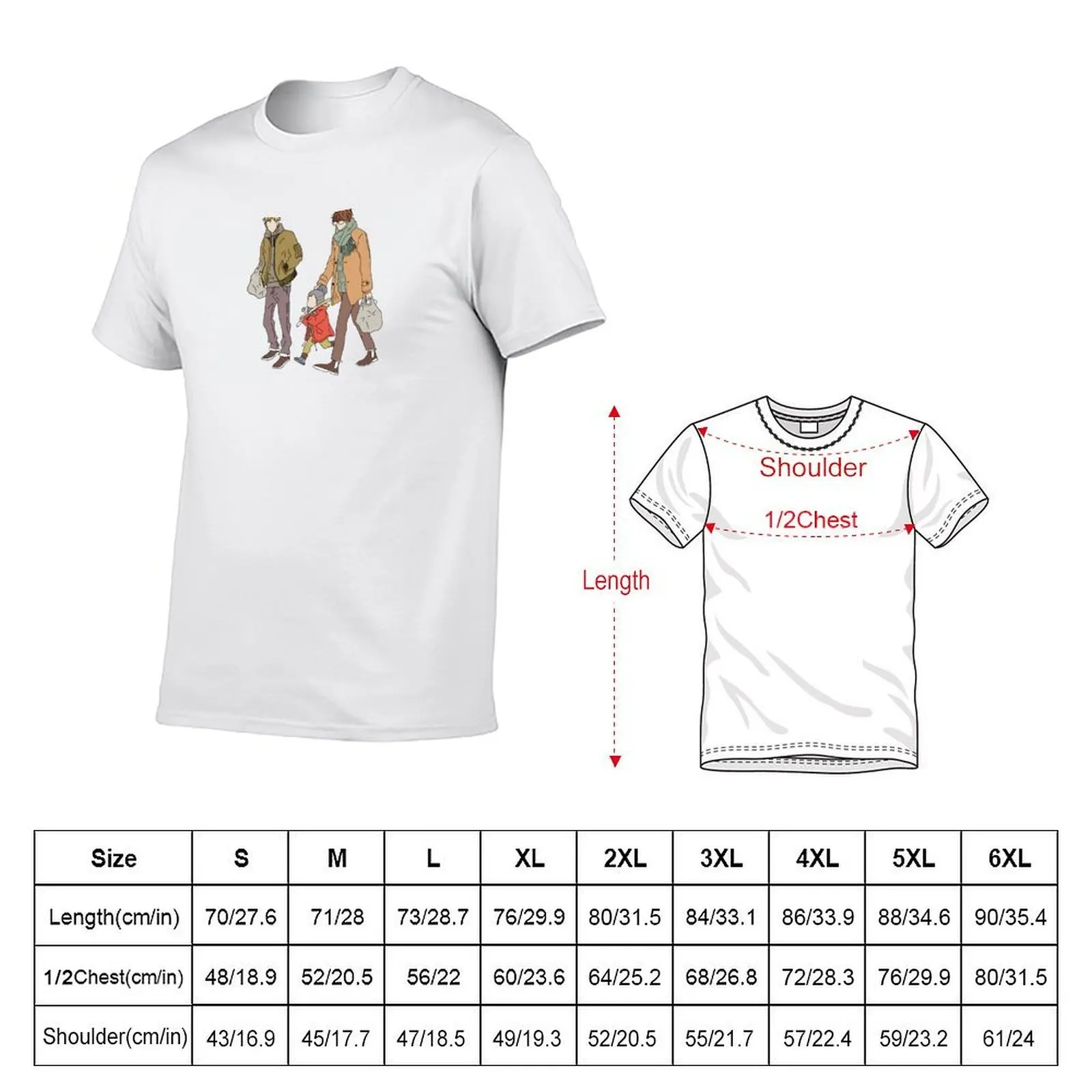 Japanese bl our dining table T-Shirt man t shirt cotton t shirt men 100% cotton luxury brand man t shirt graphic T-Shirt