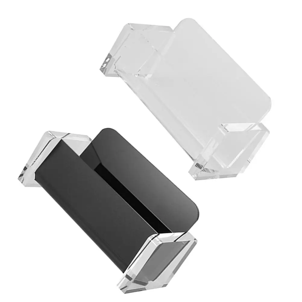 

2pcs Business Card Acrylic Holder Card Stand Organizer Reusable Card Holders Trading Card Stand Business Card Organizer Reusable